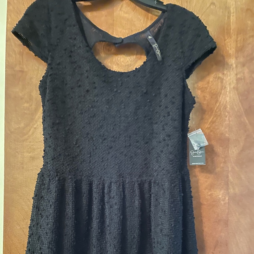 Mini black dress